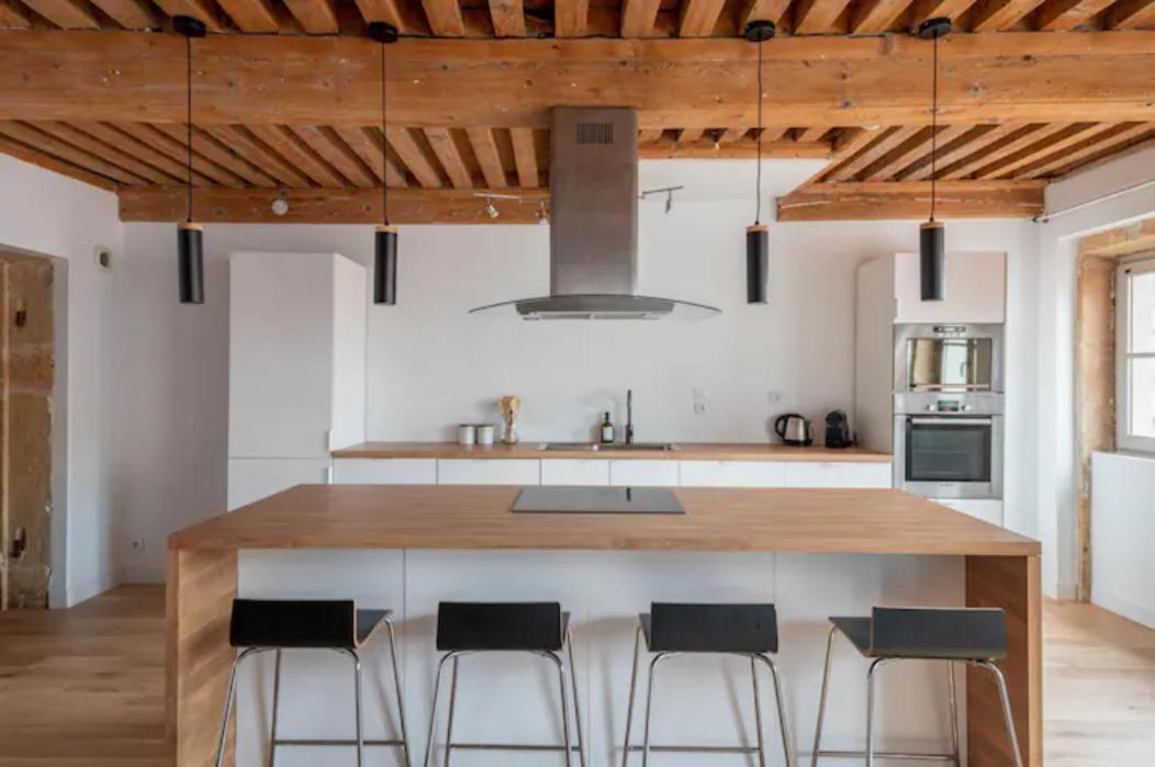 Ferienwohnung Nocnoc - L'Etage De Cordeliers Lyon Exterior foto