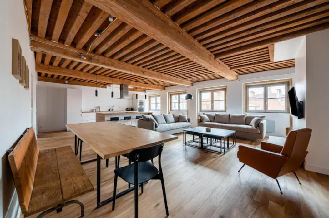 Ferienwohnung Nocnoc - L'Etage De Cordeliers Lyon Exterior foto