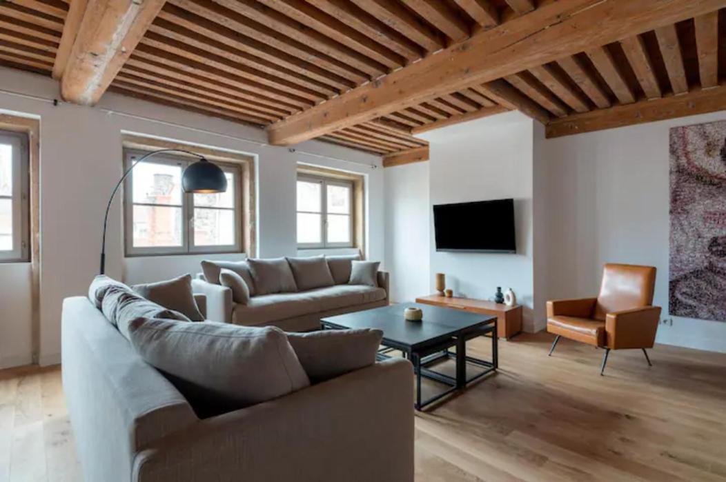 Ferienwohnung Nocnoc - L'Etage De Cordeliers Lyon Exterior foto